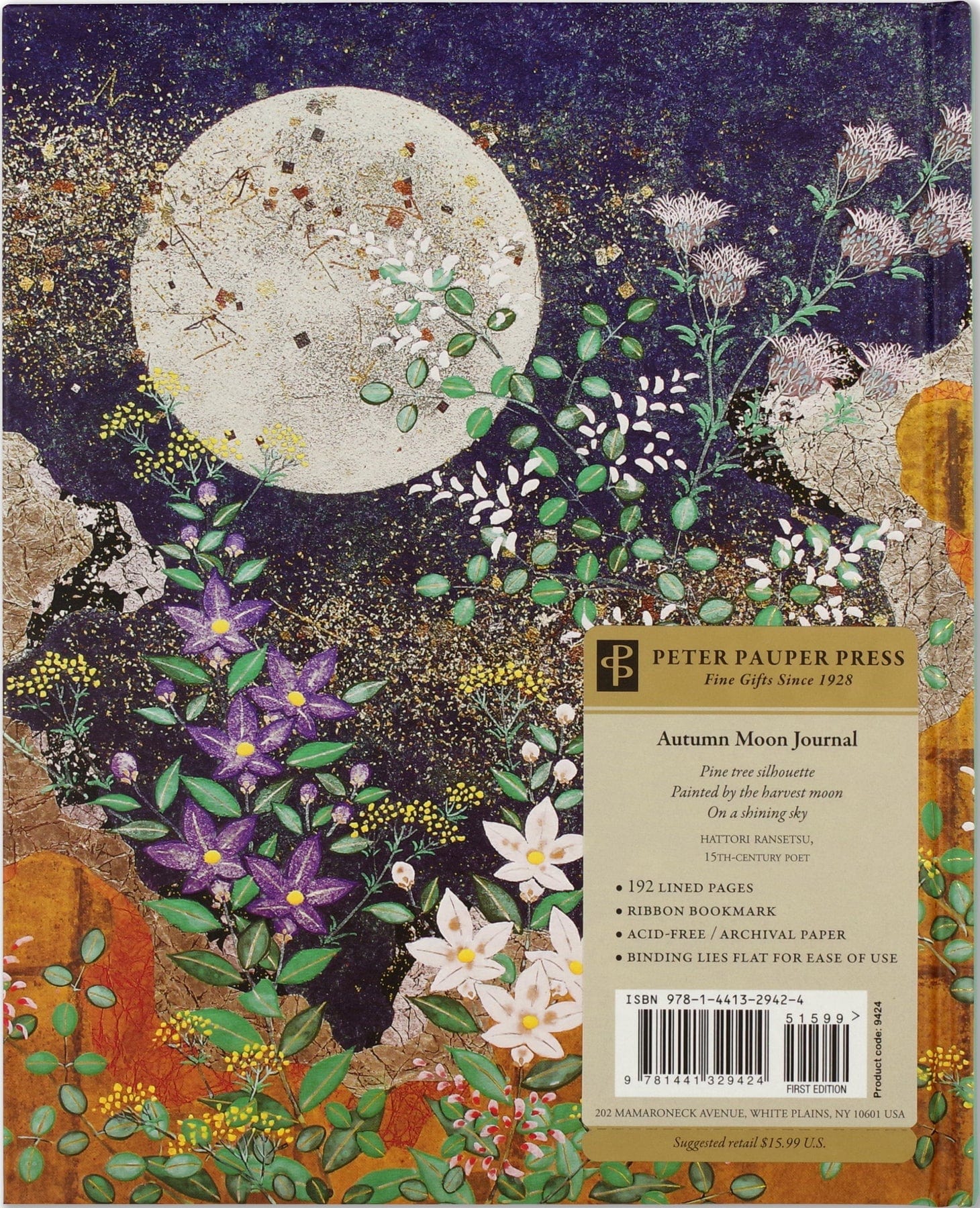 Peter Pauper Press Peter Pauper Press Autumn Moon Journal - Little Miss Muffin Children & Home