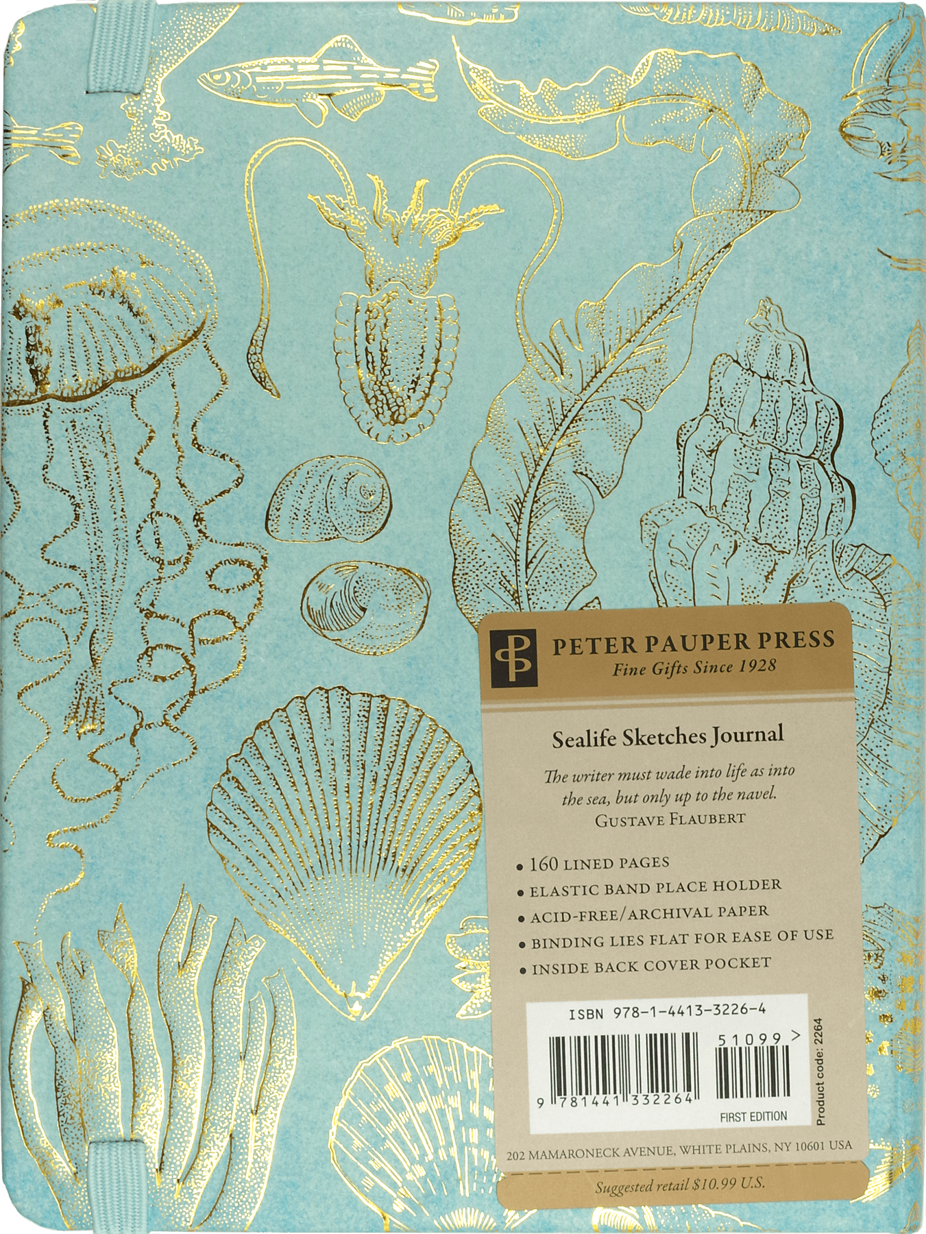 Peter Pauper Press Peter Pauper Press Sealife Sketches Journal - Little Miss Muffin Children & Home