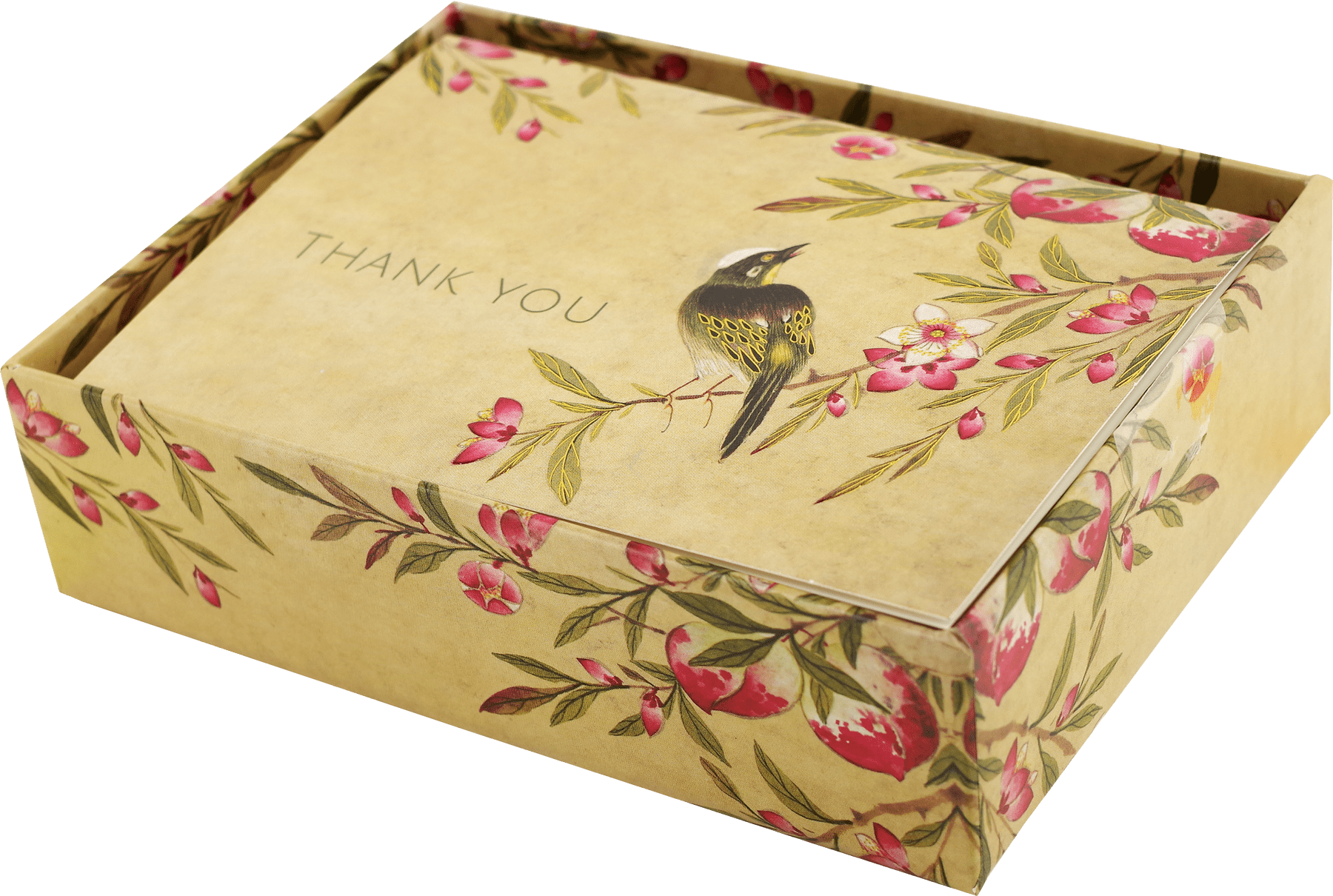 Peter Pauper Press Peter Pauper Press Peach Blossoms Thank You Notes - Little Miss Muffin Children & Home