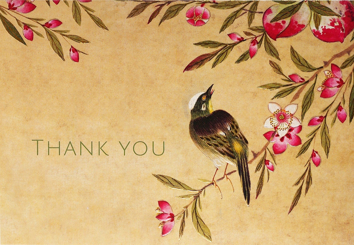 Peter Pauper Press Peter Pauper Press Peach Blossoms Thank You Notes - Little Miss Muffin Children & Home