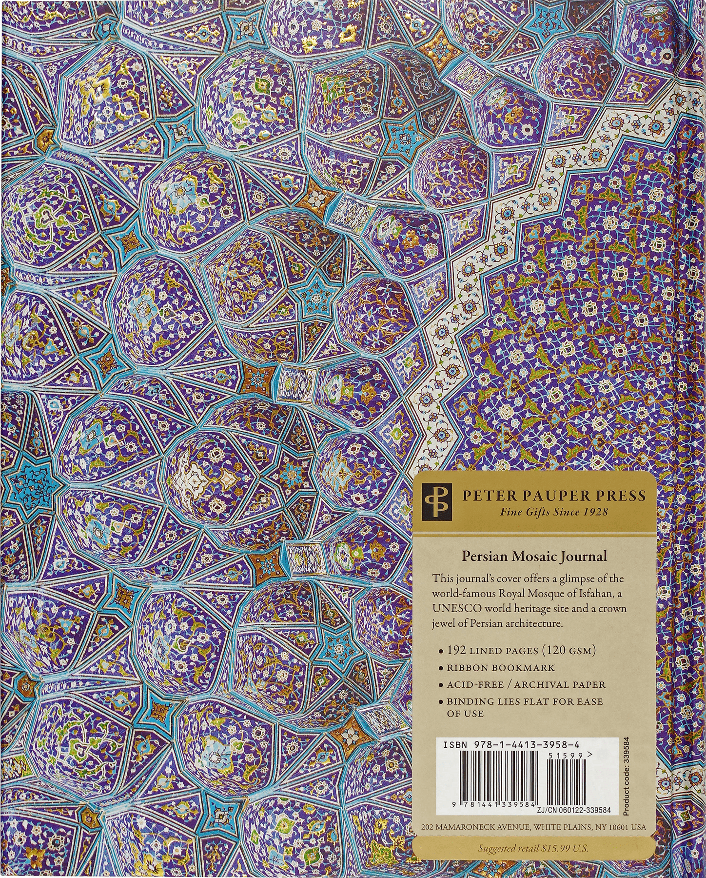 Peter Pauper Press Peter Pauper Press Persian Mosaic Journal - Little Miss Muffin Children & Home