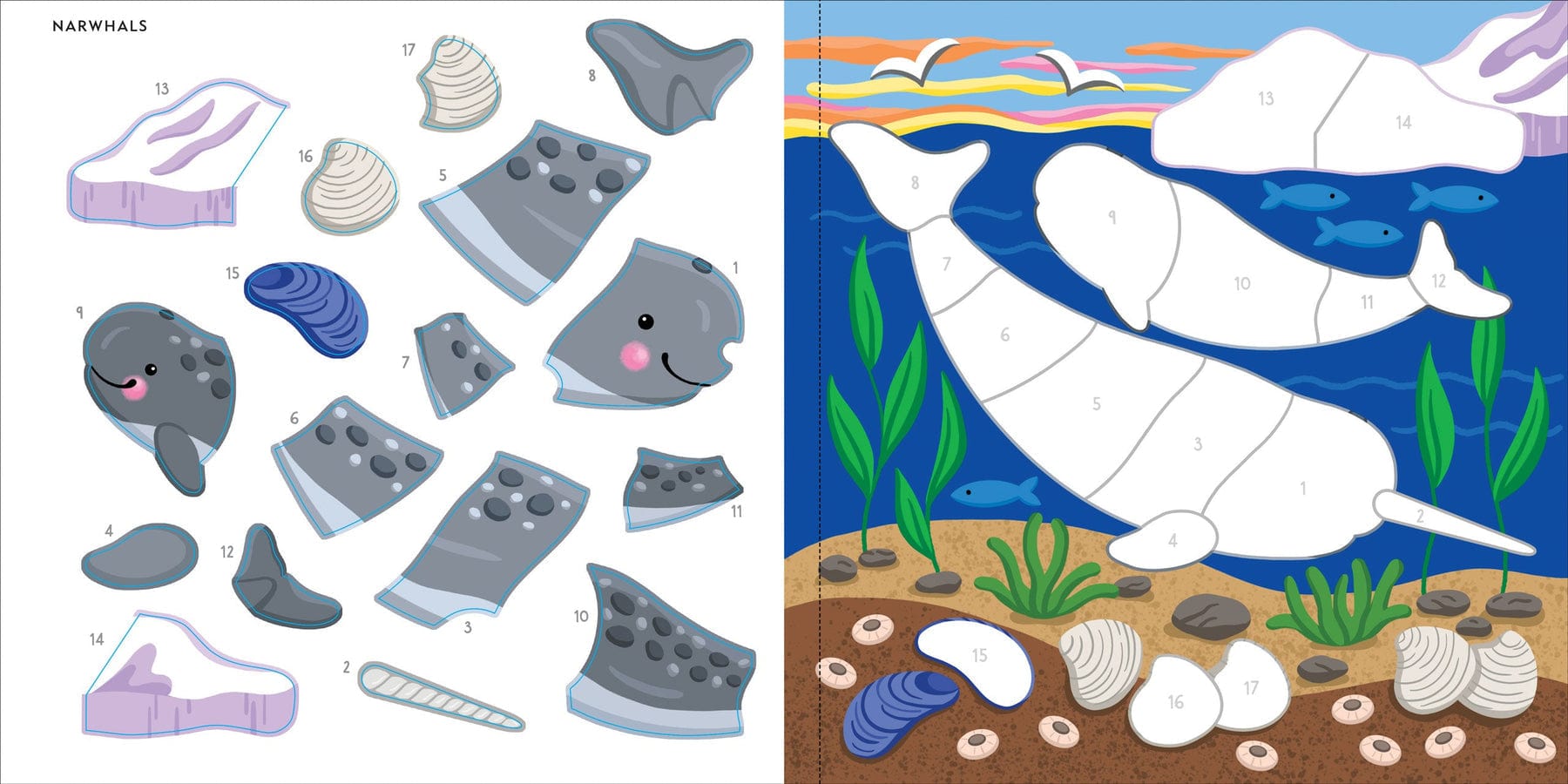 Peter Pauper Press Peter Pauper Press My First Color-By-Sticker Book - Under the Sea - Little Miss Muffin Children & Home