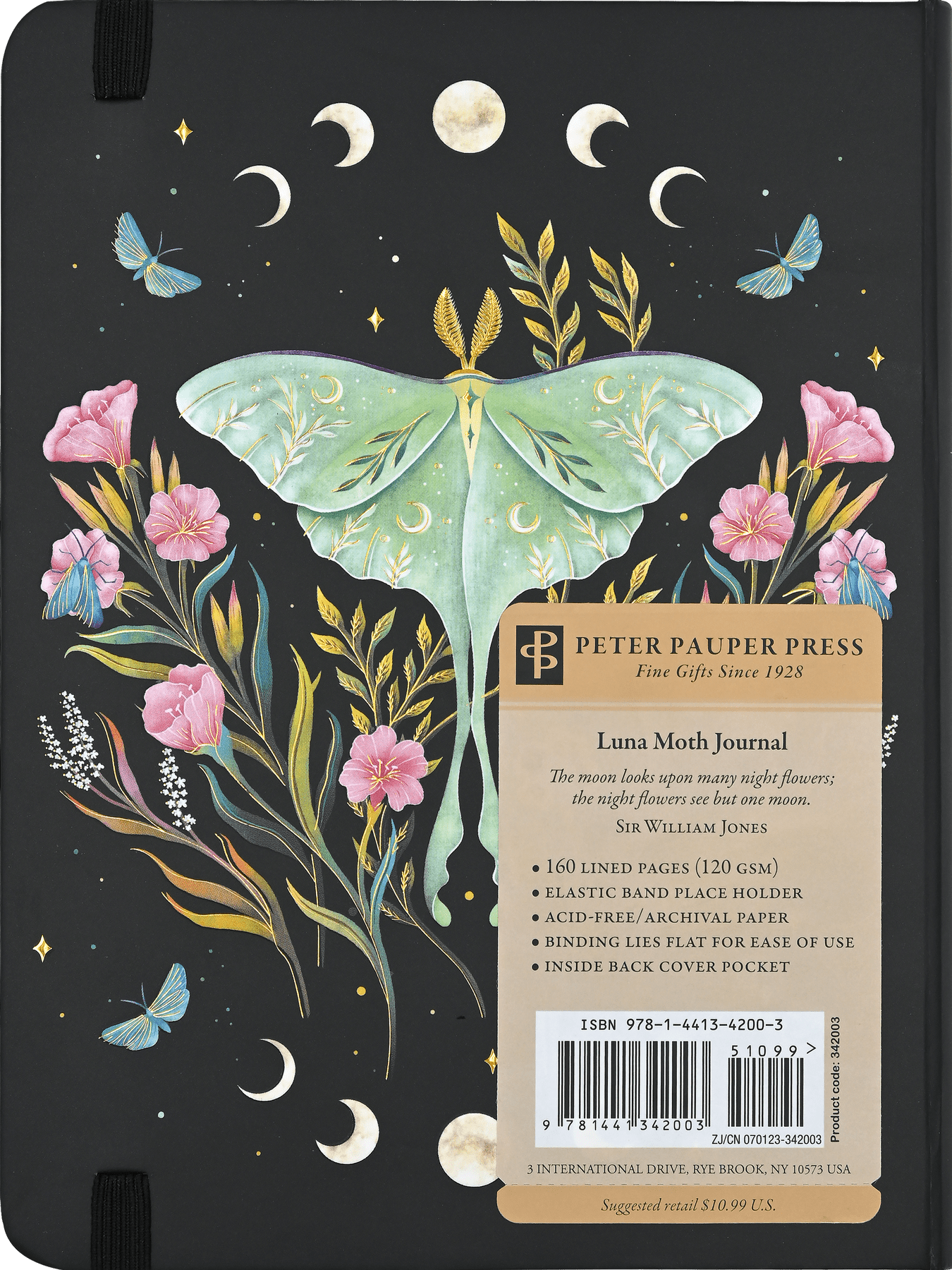 Peter Pauper Press Peter Pauper Press Luna Moth Journal - Little Miss Muffin Children & Home