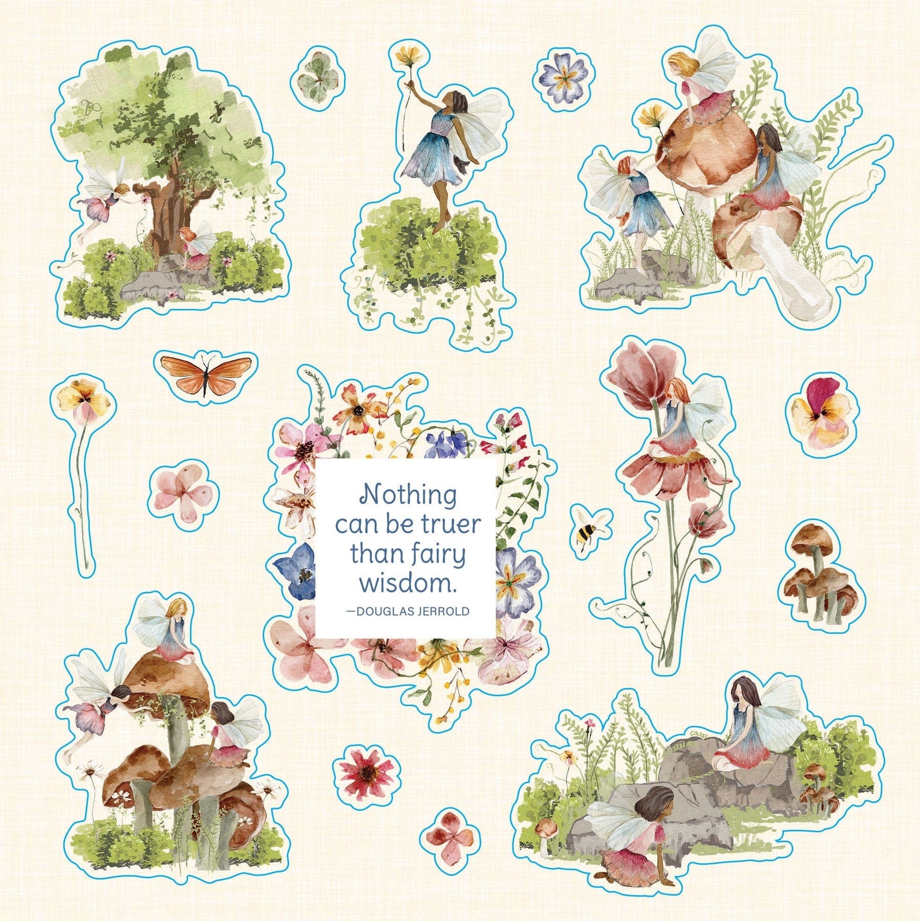 Peter Pauper Press Peter Pauper Press Faerie Kingdom Sticker Book - Little Miss Muffin Children & Home