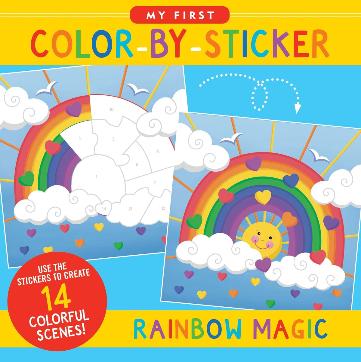 Peter Pauper Press Peter Pauper Press My First Color-By-Sticker Book - Rainbow Magic - Little Miss Muffin Children & Home