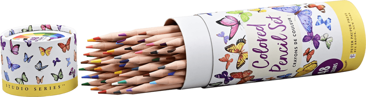 Peter Pauper Press Peter Pauper Press Studio Series Colored Pencils (Set of 48) - Little Miss Muffin Children & Home
