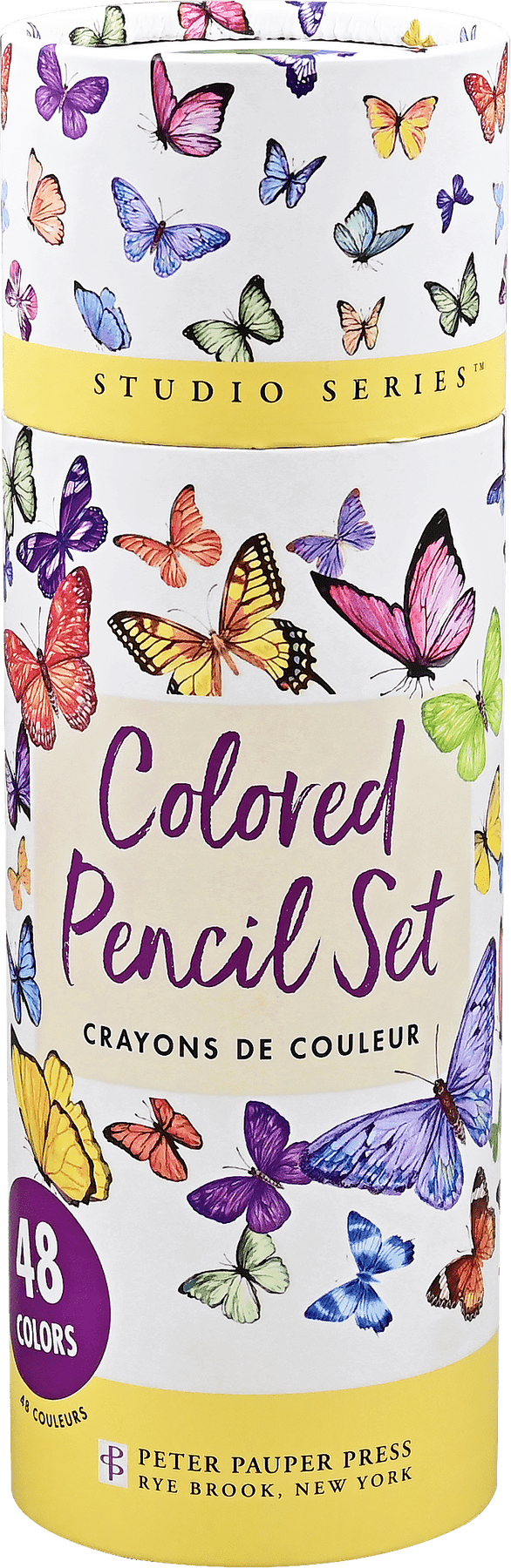 Peter Pauper Press Peter Pauper Press Studio Series Colored Pencils (Set of 48) - Little Miss Muffin Children & Home