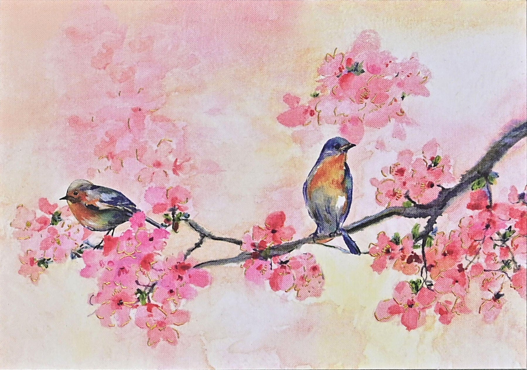 Peter Pauper Press Peter Pauper Press Cherry Blossoms in Spring Note Cards - Little Miss Muffin Children & Home