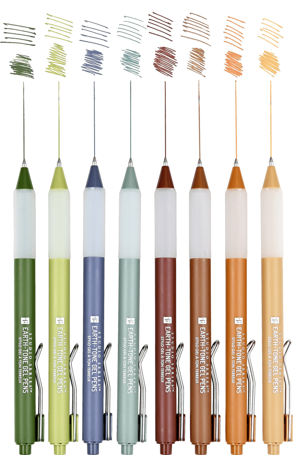 Peter Pauper Press Peter Pauper Press Earth-Tone Smooth Writing Gel Pens (Set of 8) - Little Miss Muffin Children & Home