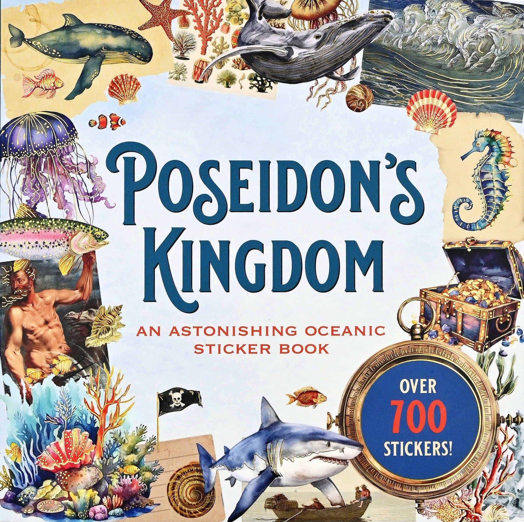 Peter Pauper Press Peter Pauper Press Poseidon's Kingdom Sticker Book - Little Miss Muffin Children & Home