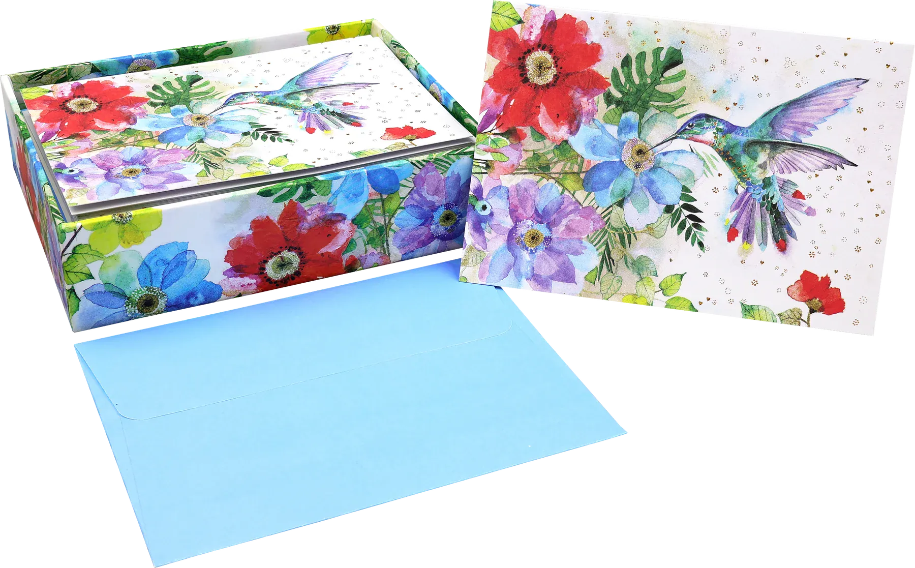 Hummingbird Garden Note Card