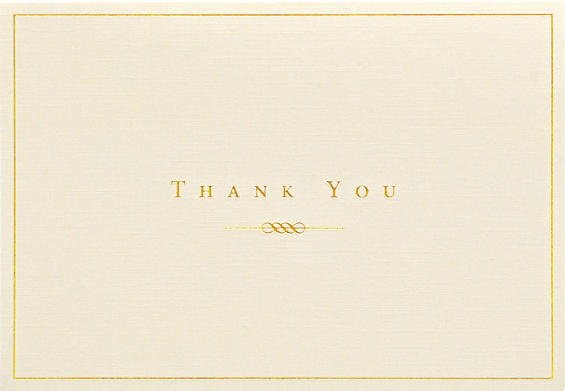 Peter Pauper Press Peter Pauper Press Gold and Cream Thank You Notes - Little Miss Muffin Children & Home