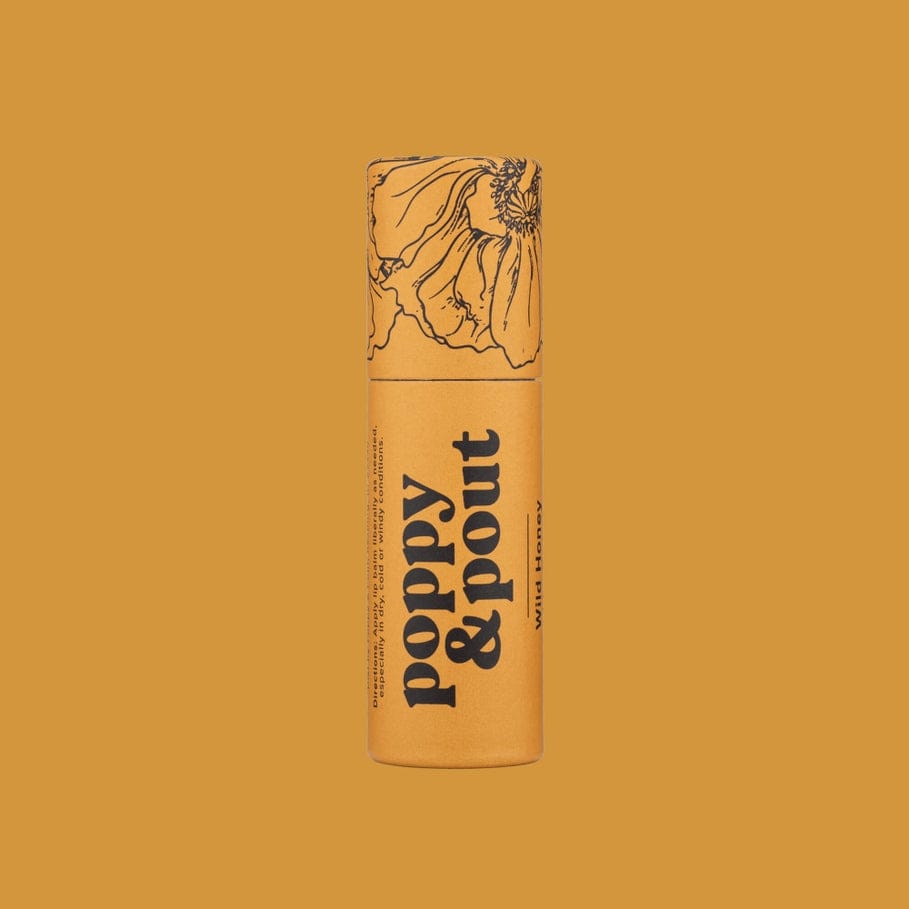 Poppy & Pout Poppy & Pout Lip Balm, Wild Honey - Little Miss Muffin Children & Home