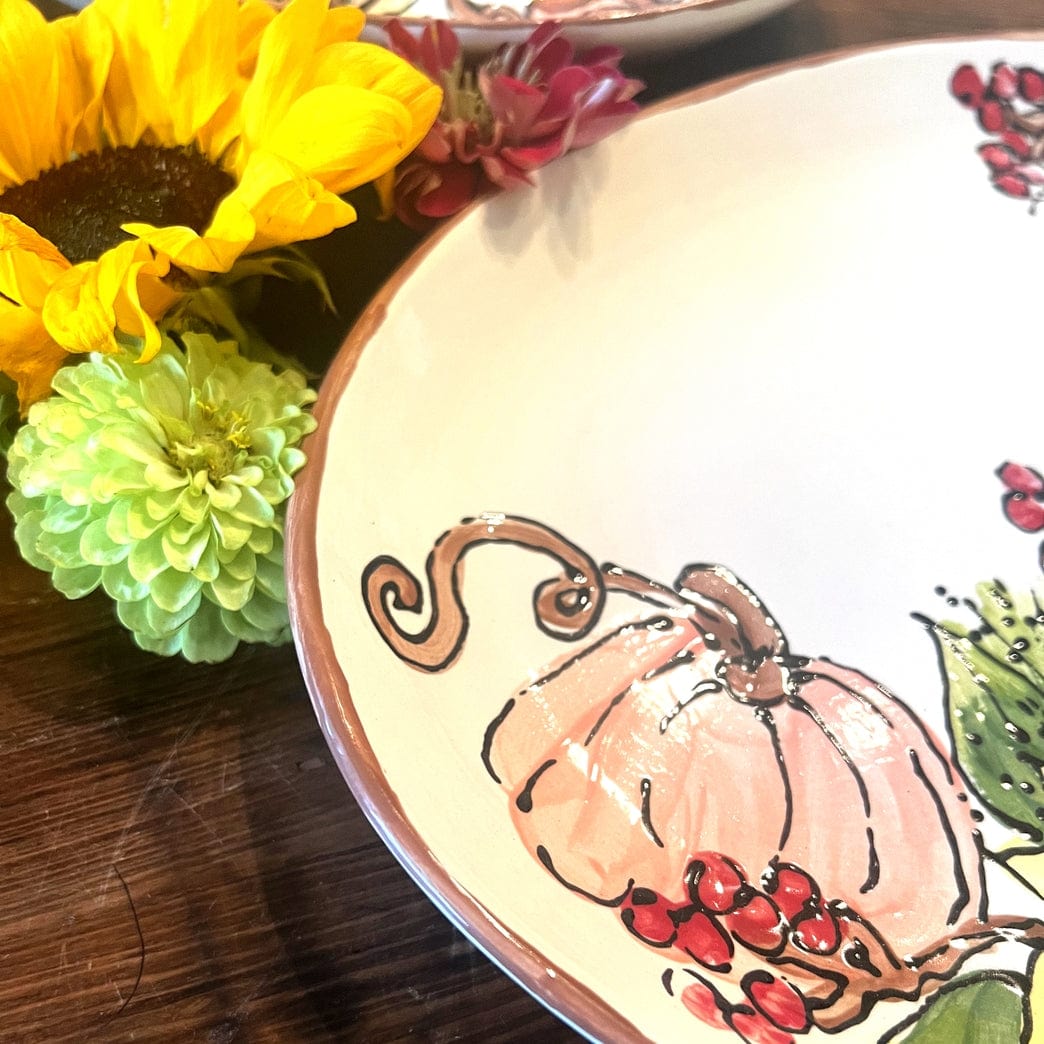 Magnolia Creative Co Magnolia Creative Co Fall Pumpkins Oval Platter - Little Miss Muffin Children & Home