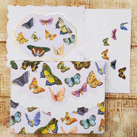 For Arts Sake For Arts Sake Butterflies Boxed Note Cards - Little Miss Muffin Children & Home