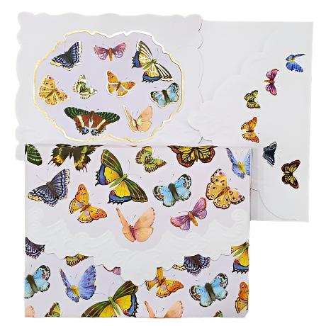 For Arts Sake For Arts Sake Butterflies Boxed Note Cards - Little Miss Muffin Children & Home