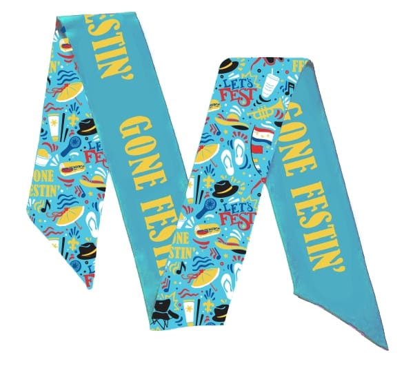 Silk Gone Festin Twilly Scarf