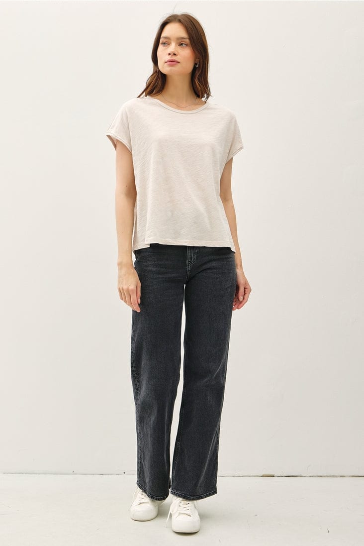 Be Cool Exposed Seam Detail Boxy Muscle Top - Little Miss Muffin Children & Home