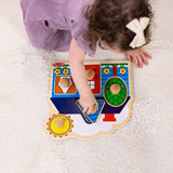 Melissa & Doug Melissa & Doug First Shapes Jumbo Knob Wooden Puzzle 5 Pieces - Little Miss Muffin Children & Home