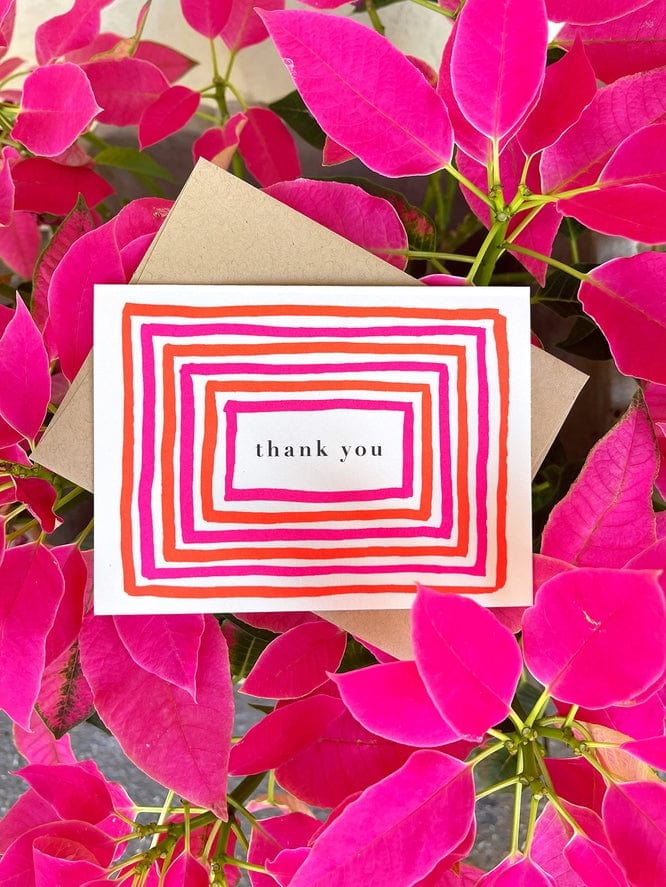 J.Falkner Cards J Falkner Brights Borders Thank You Card (Boxed Set of 8) - Little Miss Muffin Children & Home