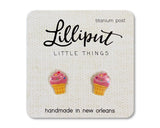 Lilliput Little Things Lilliput Little Things Ice Cream Cone Earrings - Little Miss Muffin Children & Home