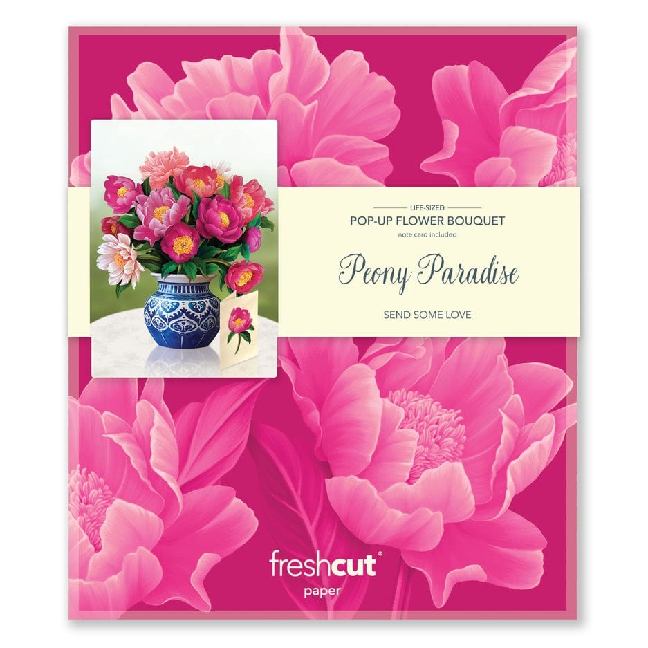 FreshCut Paper FreshCut Paper Peony Paradise Bouquet - Little Miss Muffin Children & Home