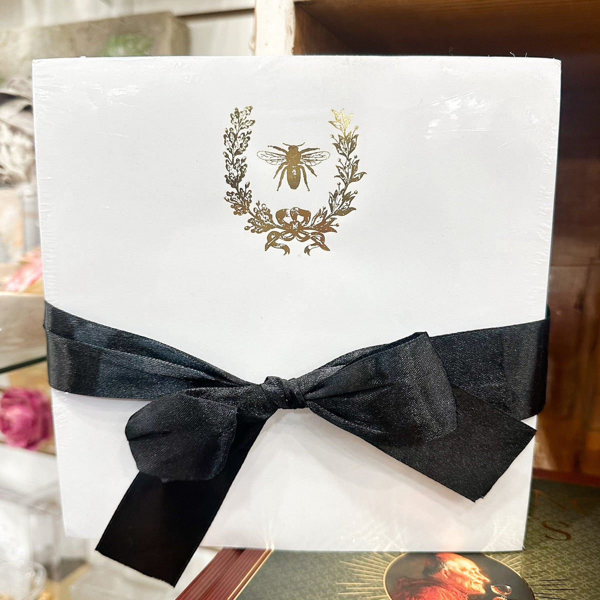 Gold Foil Queen Bee Notepad