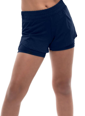 Lucky In Love Lucky in Love Girls' Match Point Performance Short w/ Built-in Shortie - Little Miss Muffin Children & Home