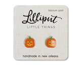 Lilliput Little Things Jack O' Lantern Earrings