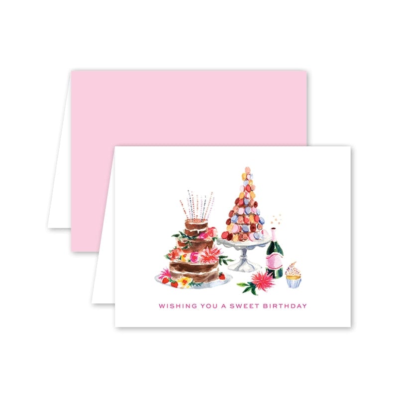 Dogwood Hill Colorful Fete Birthday, Single Card - Little Miss Muffin Children & Home