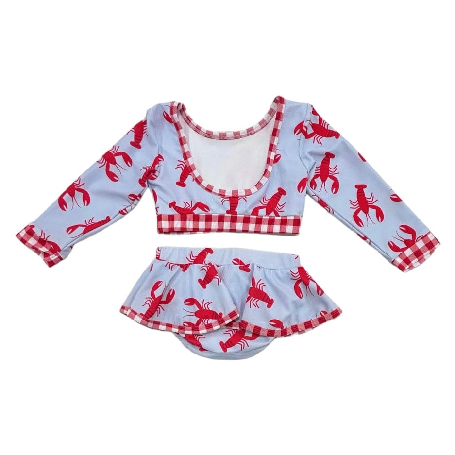 Sugar Bee Clothing Sugar Bee Clothing Crawfish Skirt Bikini - Little Miss Muffin Children & Home