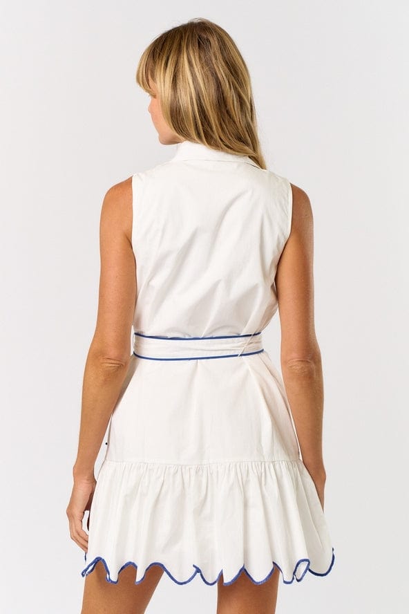 Lalavon Embroidered Sleeveless Button Down Dress - Little Miss Muffin Children & Home