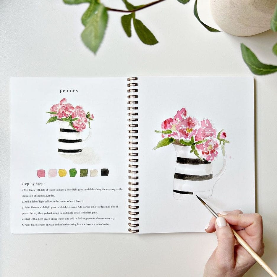 Emily Lex Studio Emily Lex Studio Bouquets Watercolor Workbook - Little Miss Muffin Children & Home