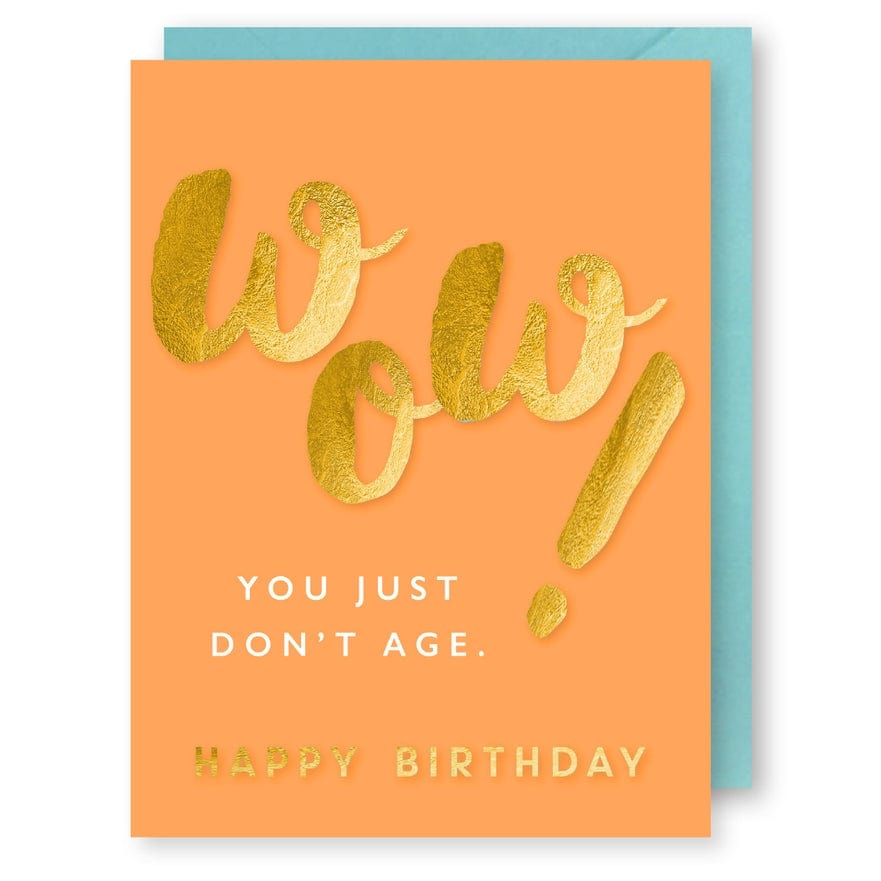 J.Falkner Cards J Falkner "Wow! You Don't Age." Birthday - Little Miss Muffin Children & Home