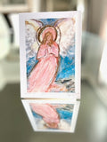Prayers On the Side P1 St Gabriel Angel Print/Notecard