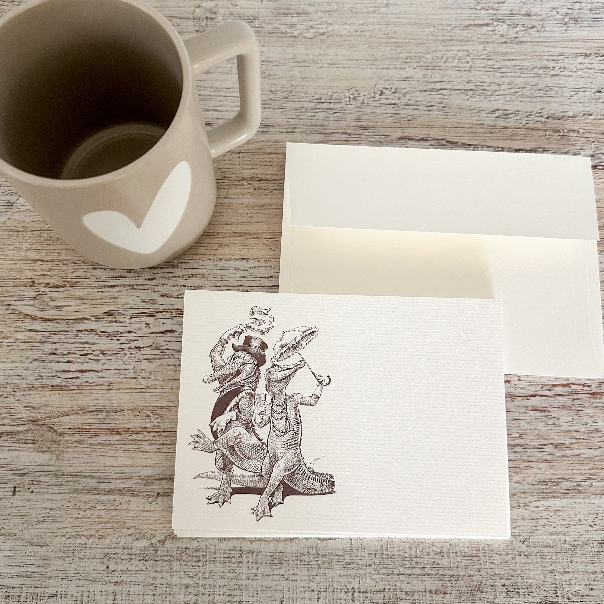 Alexa Pulitzer Second Line Gators A6 Note Cards - Little Miss Muffin Children & Home