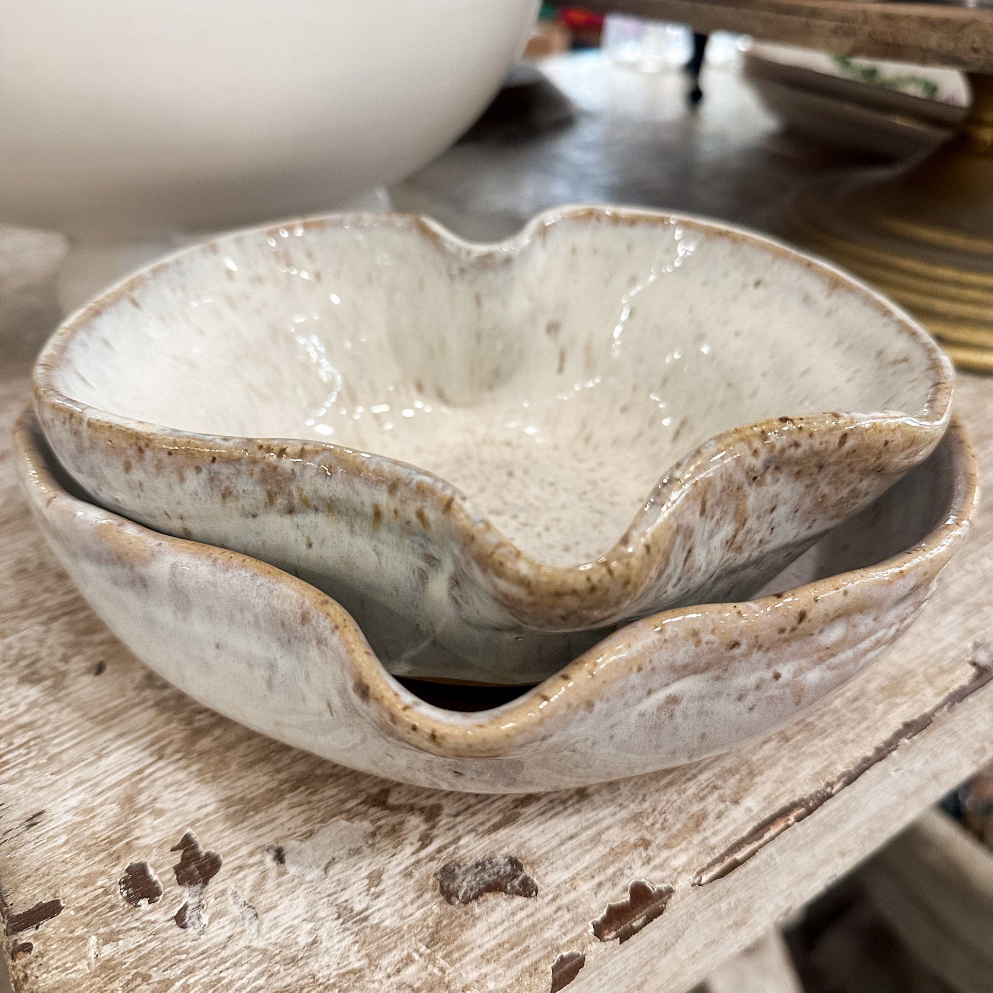 Chantilly Nesting Heart Bowl, Available in 2 Sizes