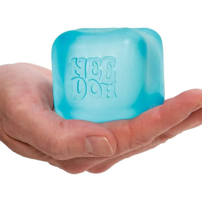 Blue Nice Cube Squishy Sensory Stress Relief Toys in Box Squeeze Fidget Toy