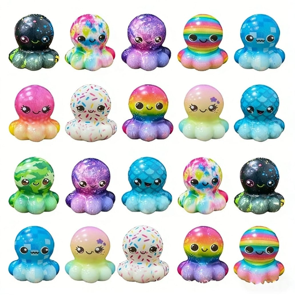 Octopus Cartoon Animals Squishy Slow Rising Stress Relief Fidget Toy