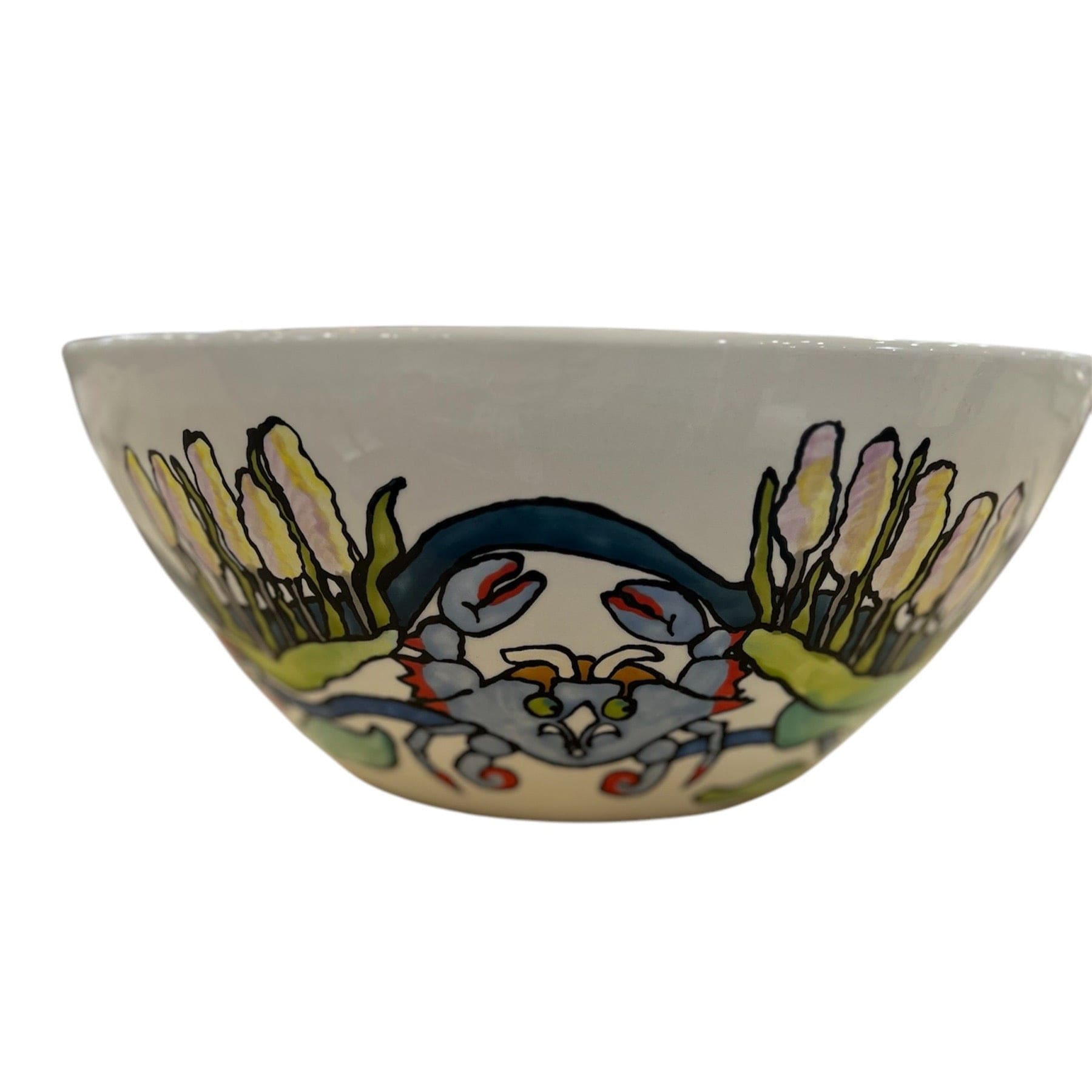 Jan Salzer Art Jan Salzer Fish Double Sided Bowl - Little Miss Muffin Children & Home