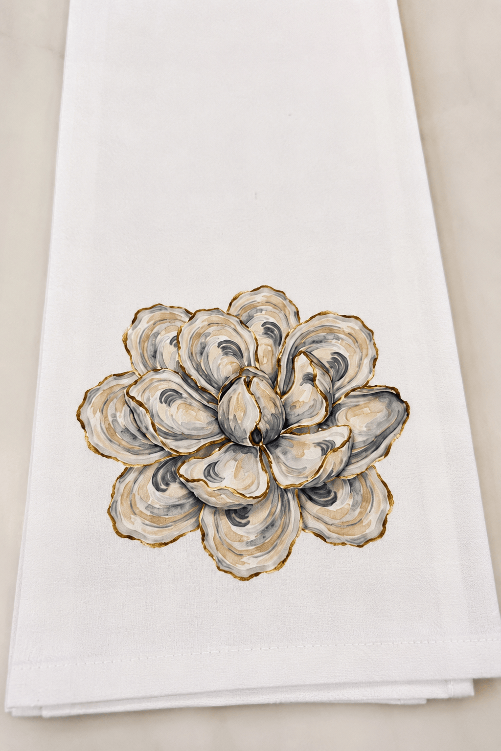Oyster Magnolia Towel