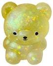 Glitter Bear Squishy Toy for Kids | Sparkly Stress Relief Squeeze Toy, 4 Colors