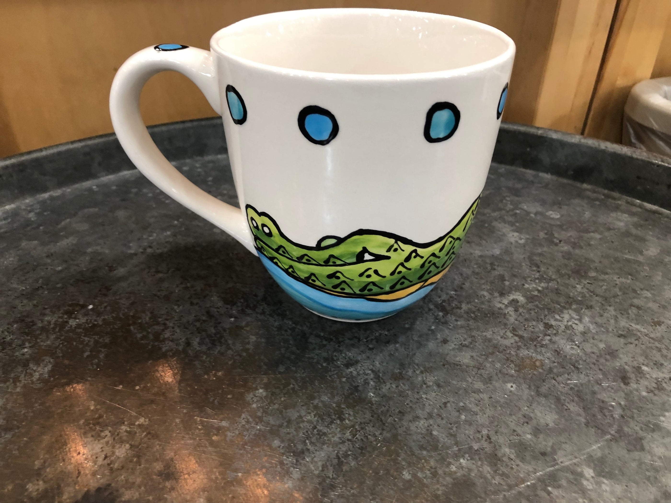 Alligator Coffee Cup