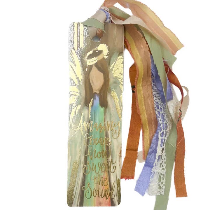 Amazing Grace Angel Tassel Bible Bookmark