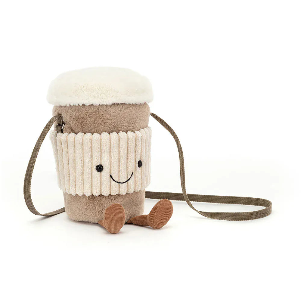 Amuseables Perkle Coffee Shoulder Bag