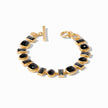 Julie Vos Julie Vos Antonia Tennis Bracelet with Obsidian Black Stones - Little Miss Muffin Children & Home