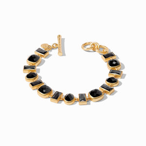 Julie Vos Julie Vos Antonia Tennis Bracelet with Obsidian Black Stones - Little Miss Muffin Children & Home