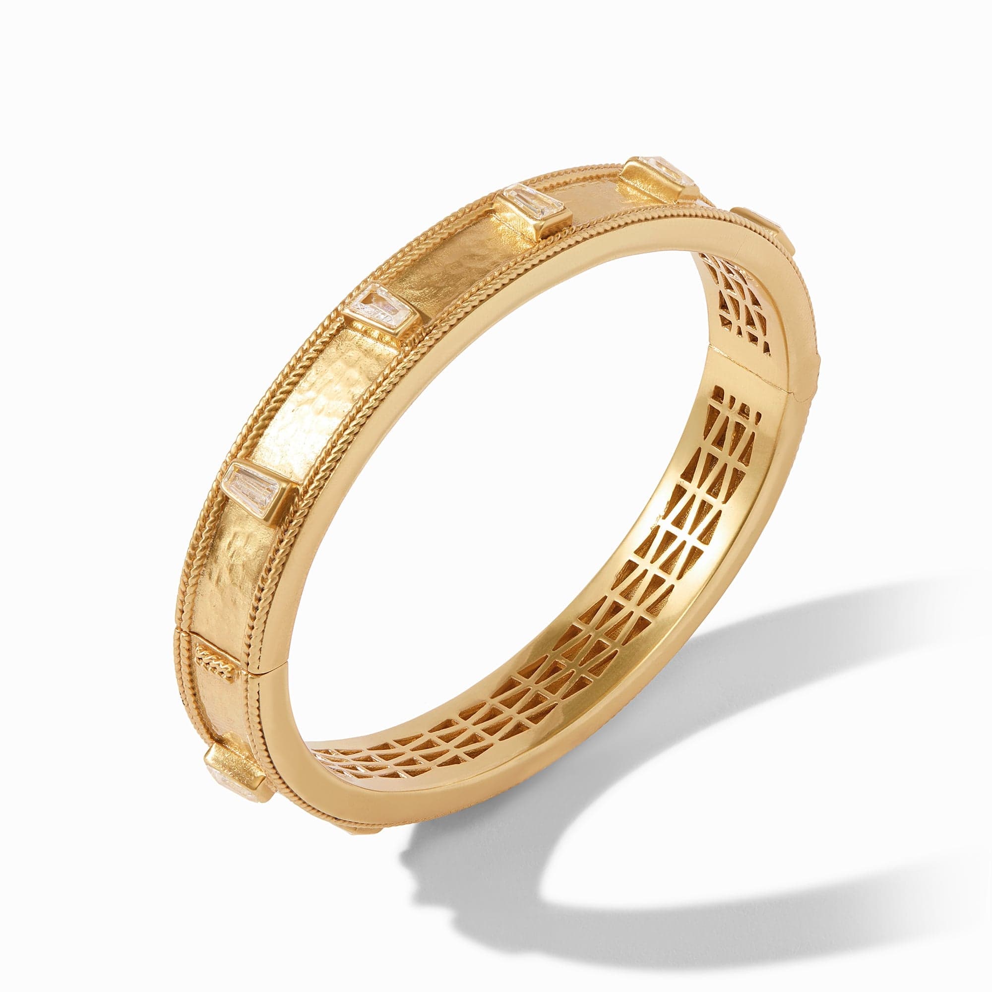 Julie Vos Julie Vos Aurora Hinge Bangle with Cubic Zirconia - Little Miss Muffin Children & Home