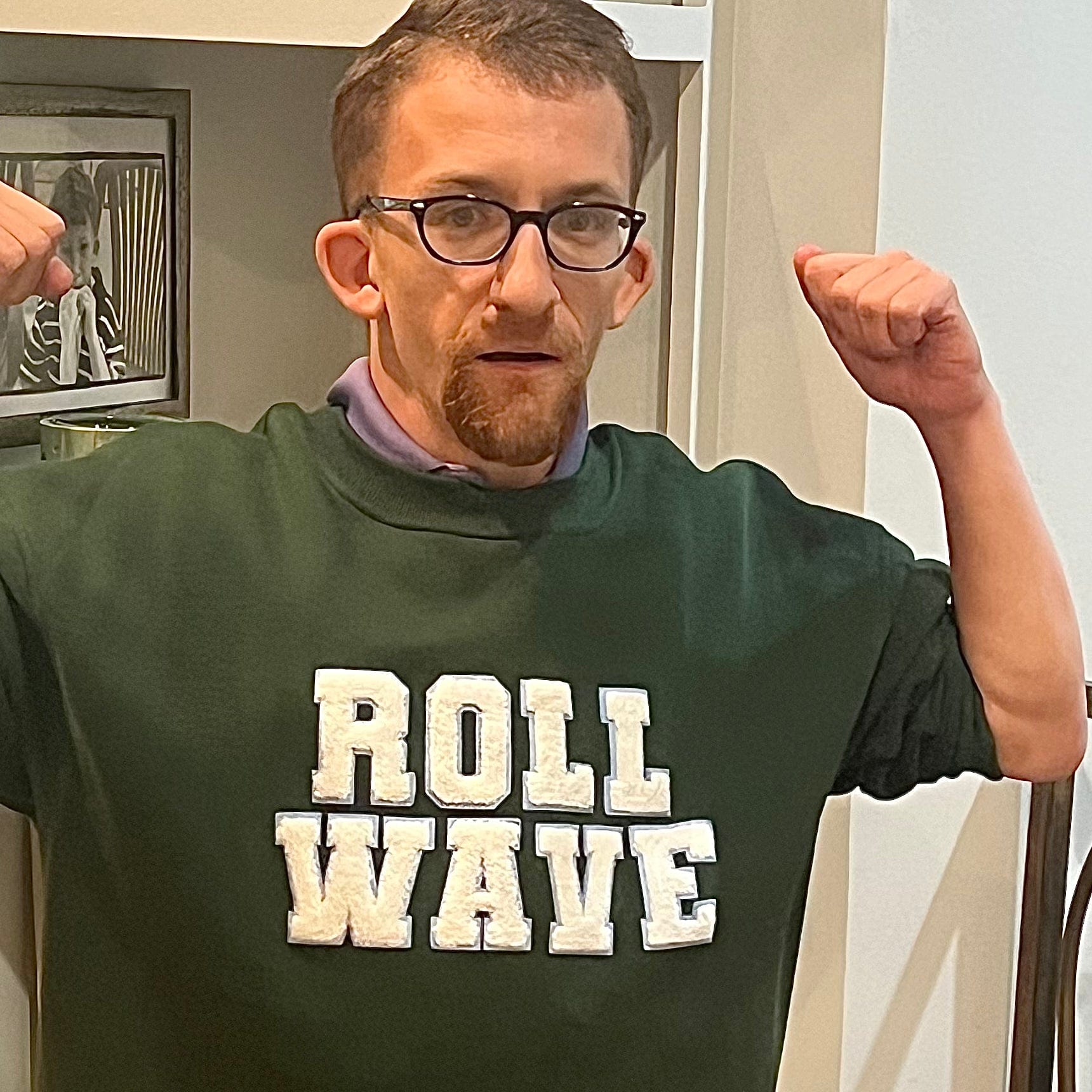 Whereable Art Whereable Art Varsity "ROLL WAVE" Sweatshirt - Little Miss Muffin Children & Home