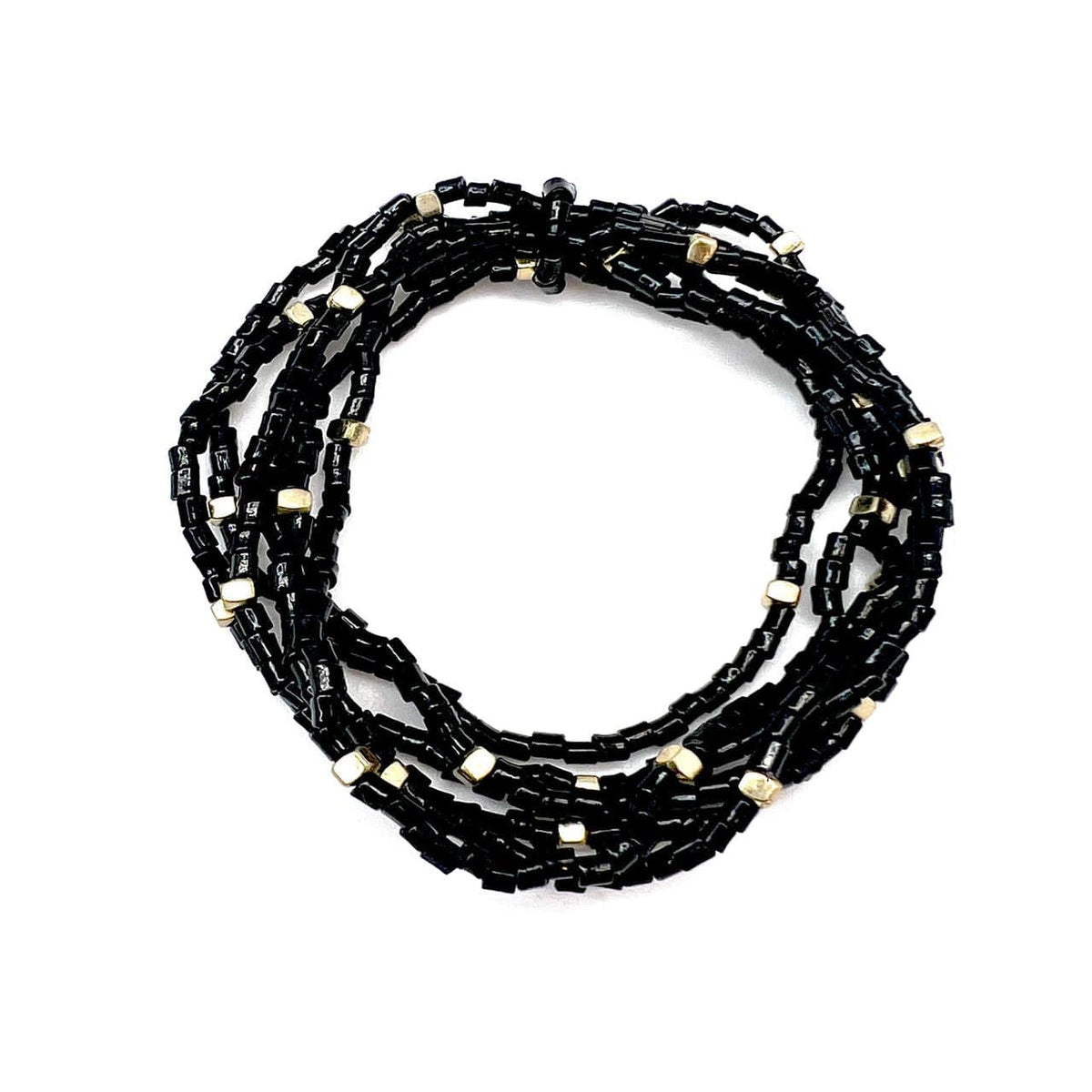 Anju Jewelry Seed-Bead Stretchy Bunch Bracelets – Lush Onyx - Little Miss Muffin Children & Home